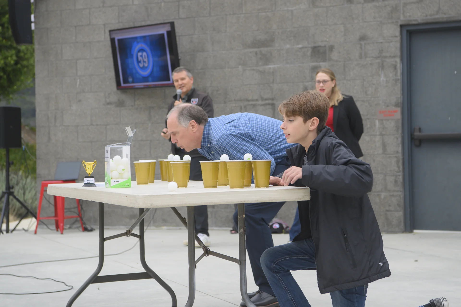 two people playing a game